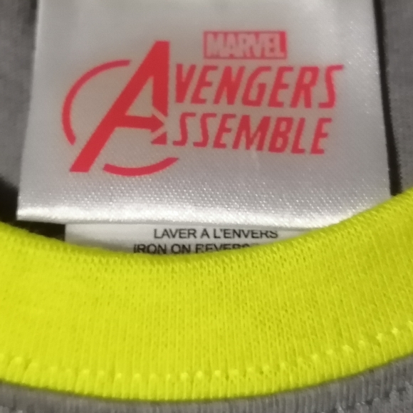 🔥SALE🔥 Avengers Hulk Captain America Ironman 2 Pc Pajamas Set NWT Sz 5, 6X - Picture 4 of 9